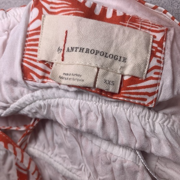 Anthropologie XXS Super Mini Dress Womens Sleeveless Lined Beach Shell Pockets - Picture 2 of 10